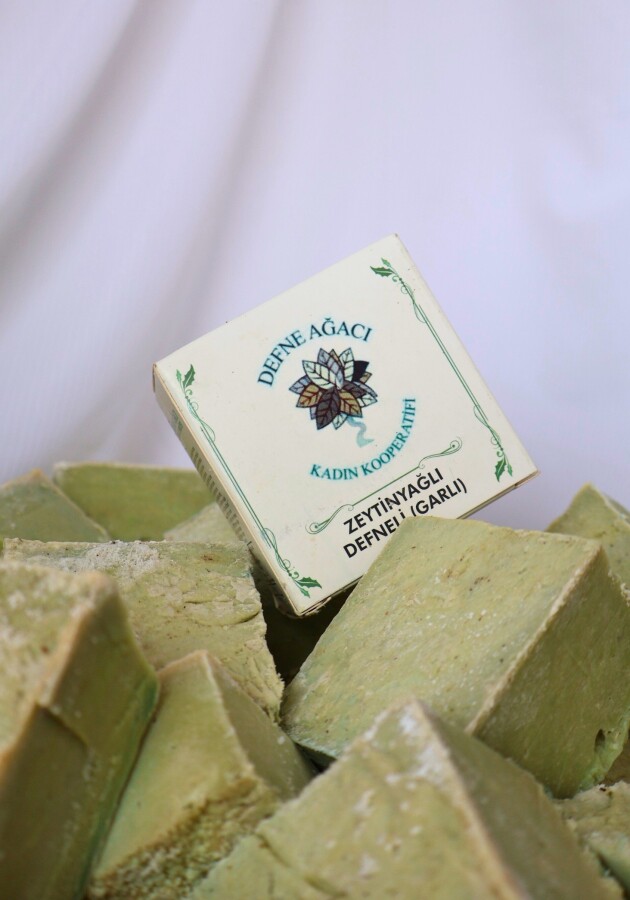 Zeytinyağlı Defne Sabunu 125 gr- defne ağacı - Defne Ağacı Kadın Kooperatifi